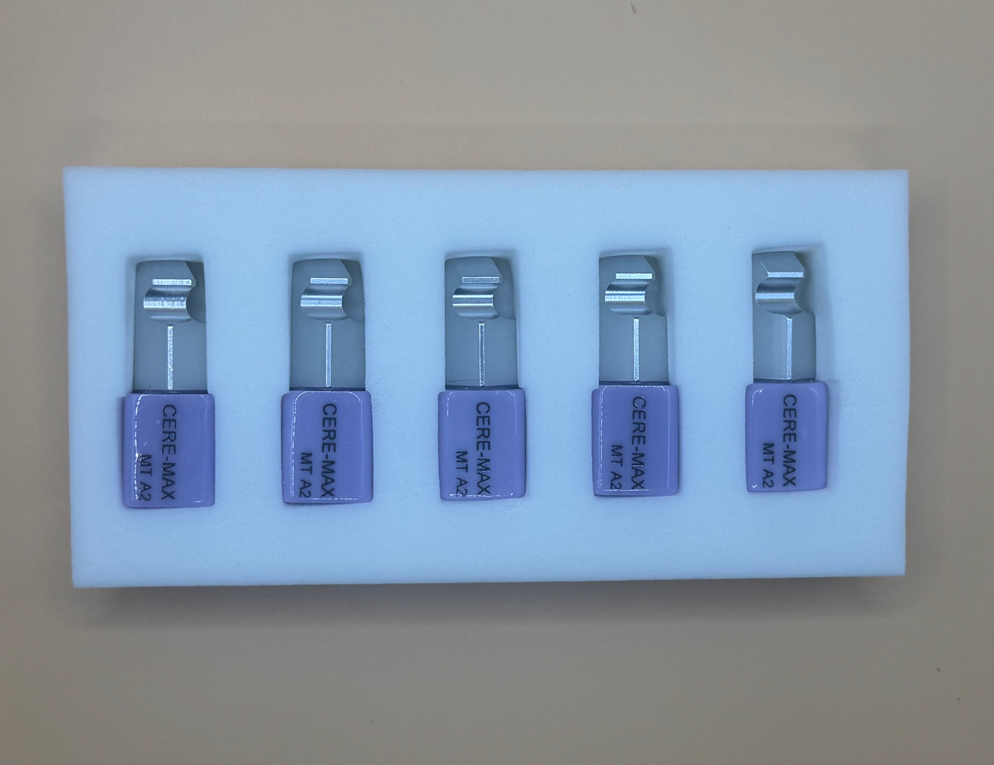5pcs Dental Lithium Disilicate Glass Ceramic Block C14 MT A2 e.max for PlanMill