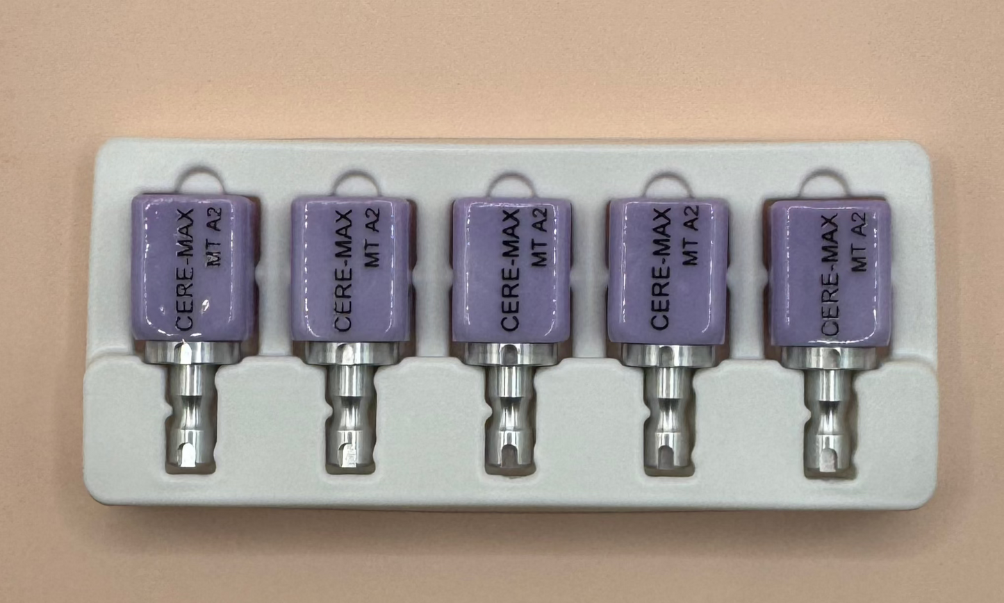 5 Pcs/Box MT C14 A2 Dental Glass Ceramic Lithium Dislicate Cerec Emax CAD CAM
