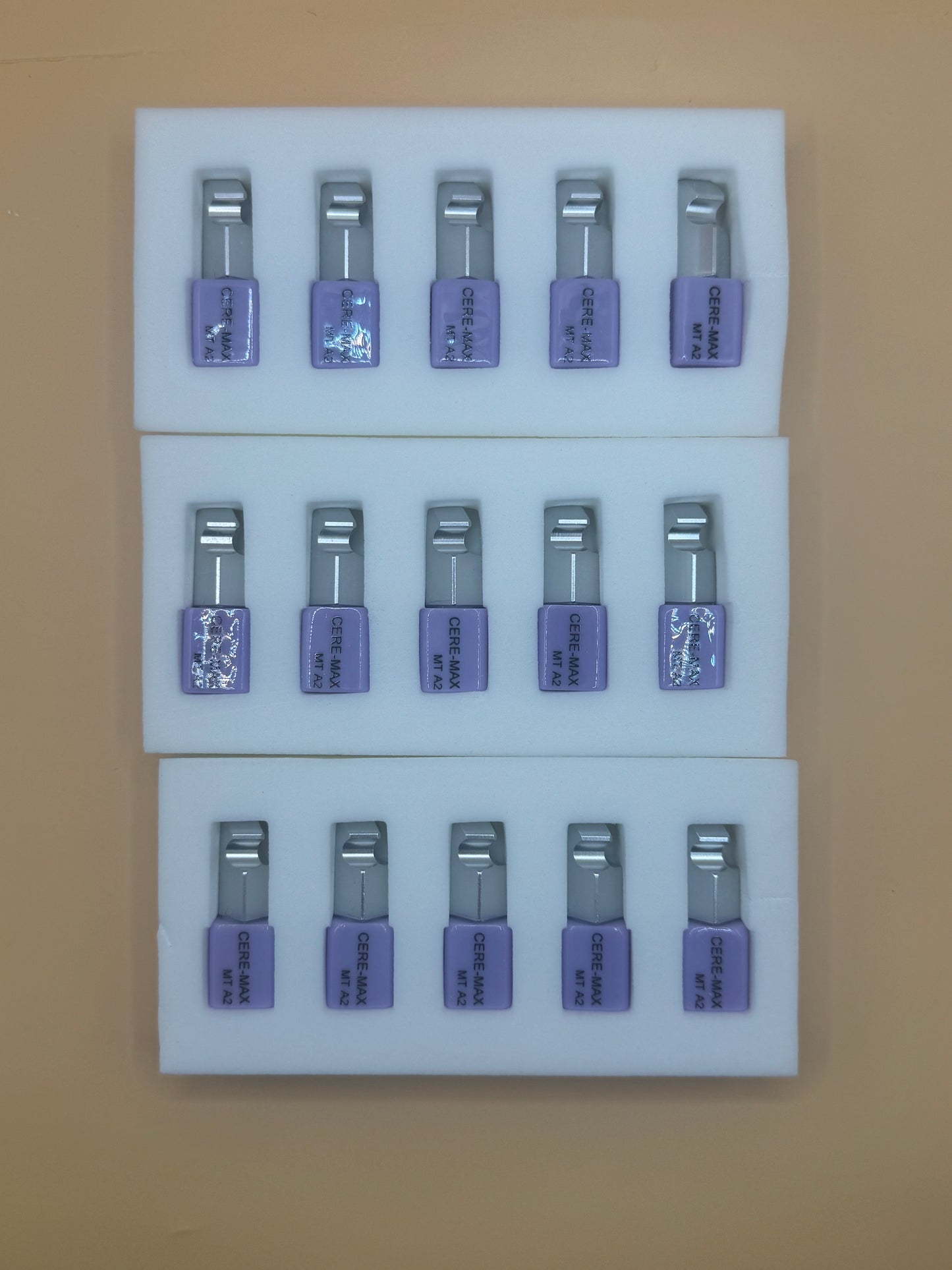5pcs Dental Lithium Disilicate Glass Ceramic Block C14 MT A2 e.max for PlanMill