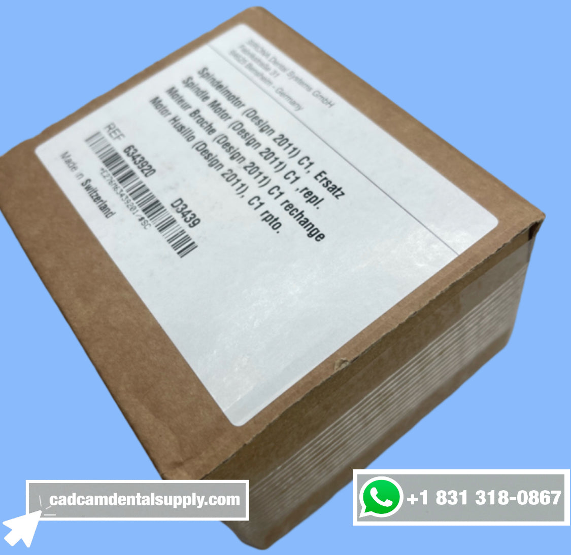 Motor de husillo de CC Dentsply Sirona CEREC MCXL C1 sin abrir y sellado