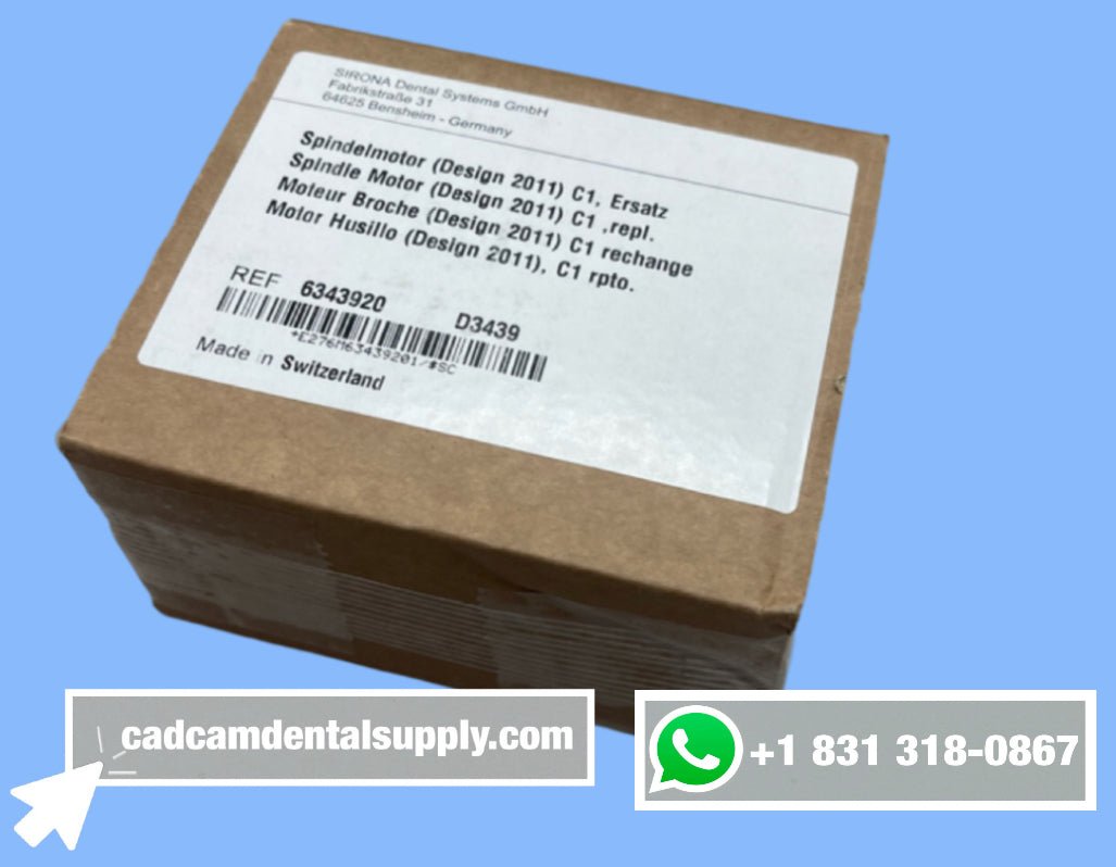 Motor de husillo de CC Dentsply Sirona CEREC MCXL C1 sin abrir y sellado