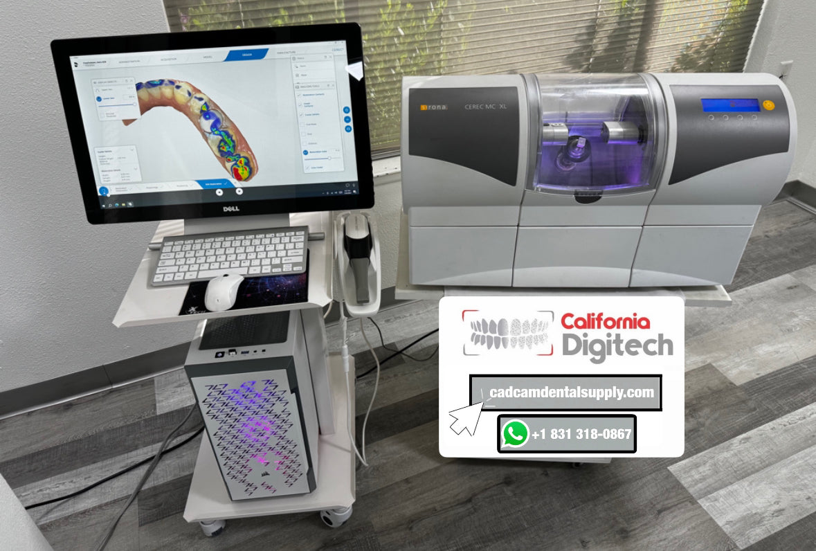 MCXL reacondicionado, nuevo motor S1 + Cerec Primescan 5.2 personalizado (Intel i9)