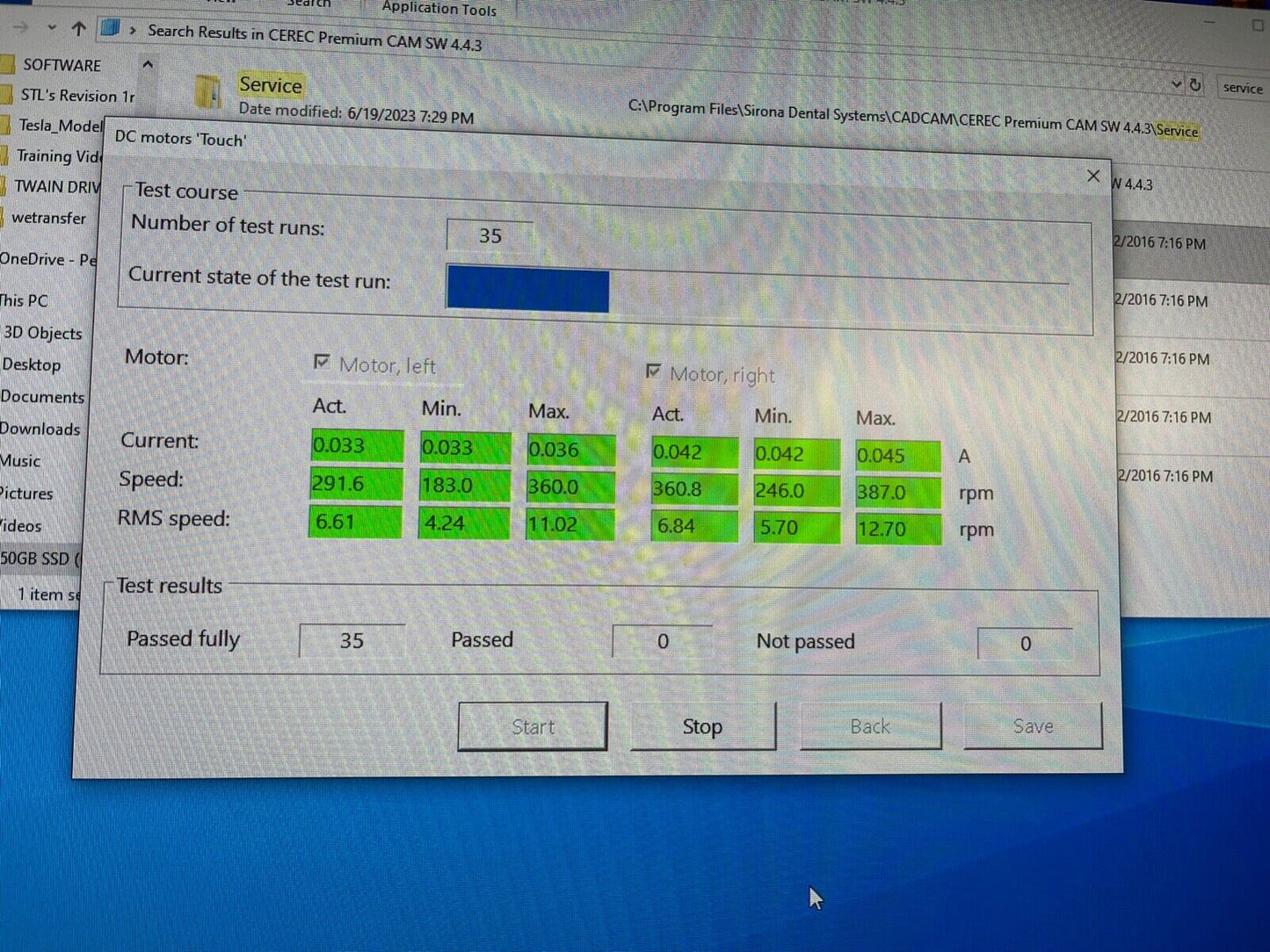 MCXL reacondicionado NUEVO Motor S1 + Cerec Omnicam 5.2