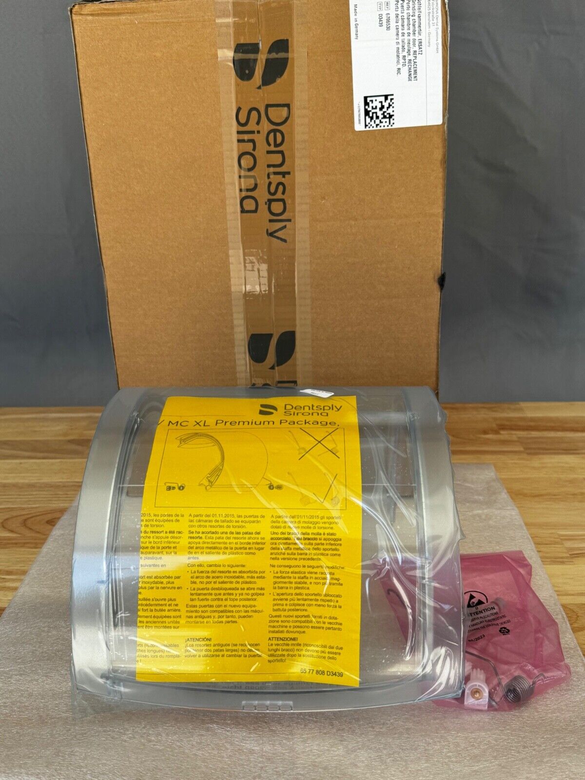 NUEVA puerta de cámara para fresado Sirona CEREC MCXL n.° 6706530