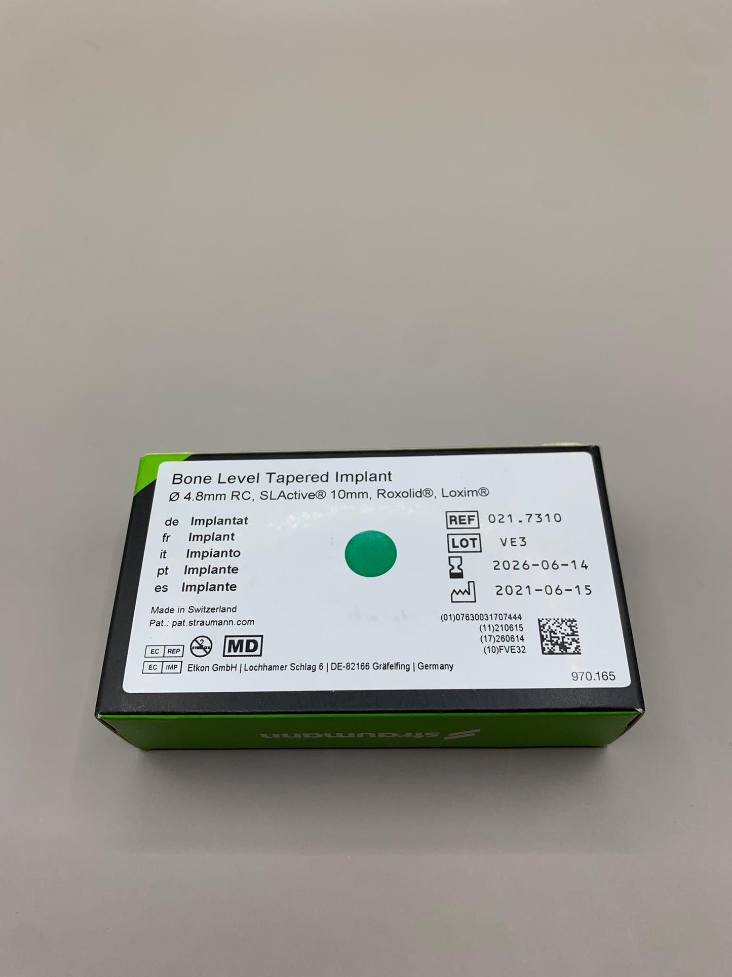 New Straumann Bone Level Implant SLActive - Many variations of Sizes, Roxolid (click to see variations)