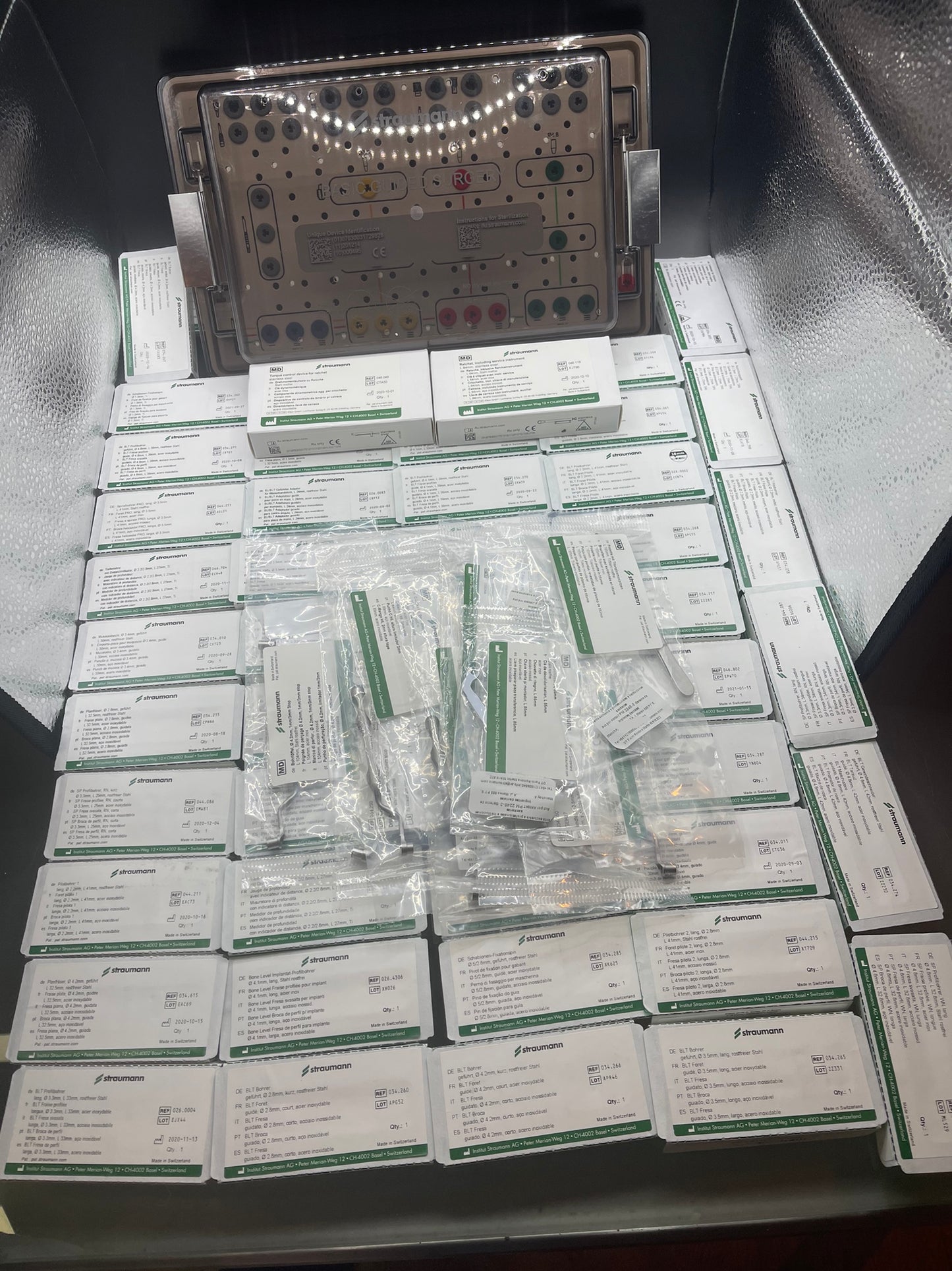 Kit de guía quirúrgica Straumann Basic (62 piezas). ¡Original! ¡Nuevo! Ver vídeo.