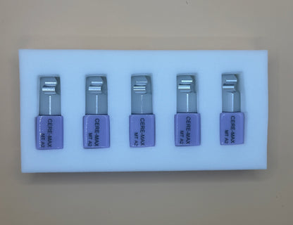 5pcs Dental Lithium Disilicate Glass Ceramic Block C14 MT A2 e.max for PlanMill