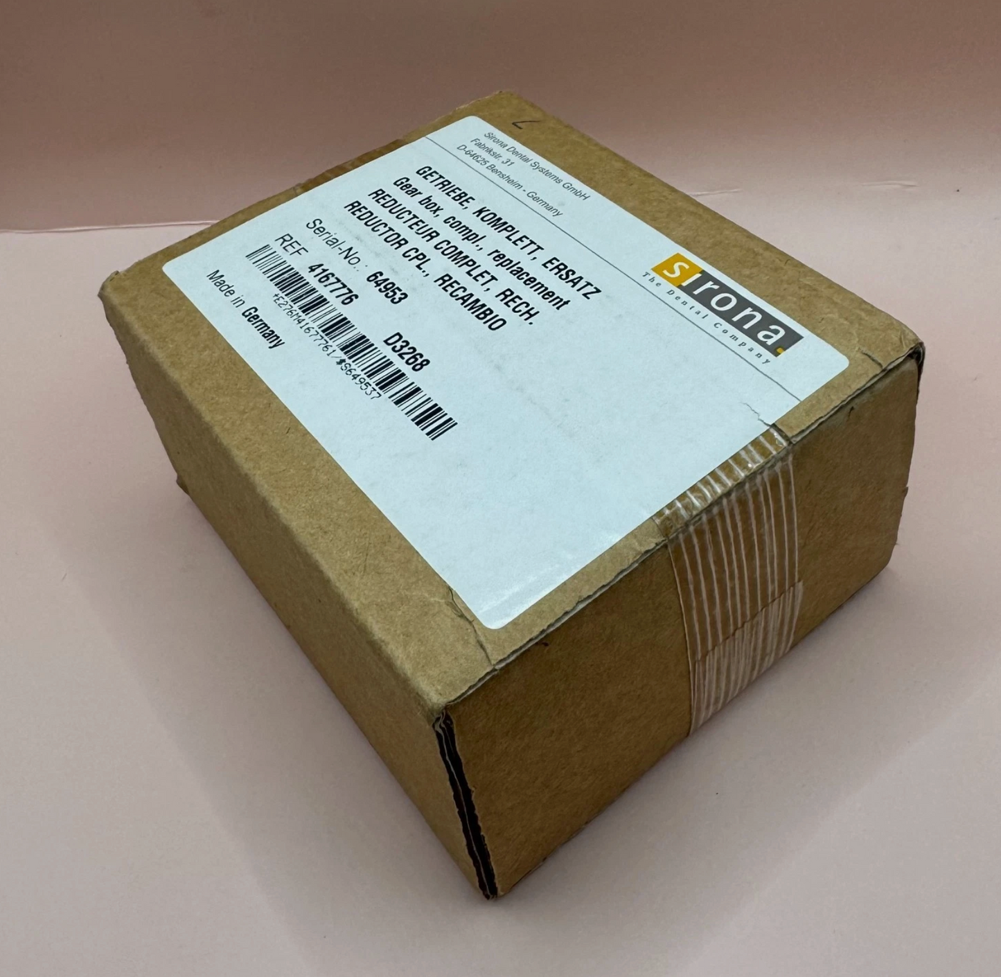 Sirona Trasmission 4167776 D3268  For  Cerec 2 + 3 , NEW SEAELED UNOPENED