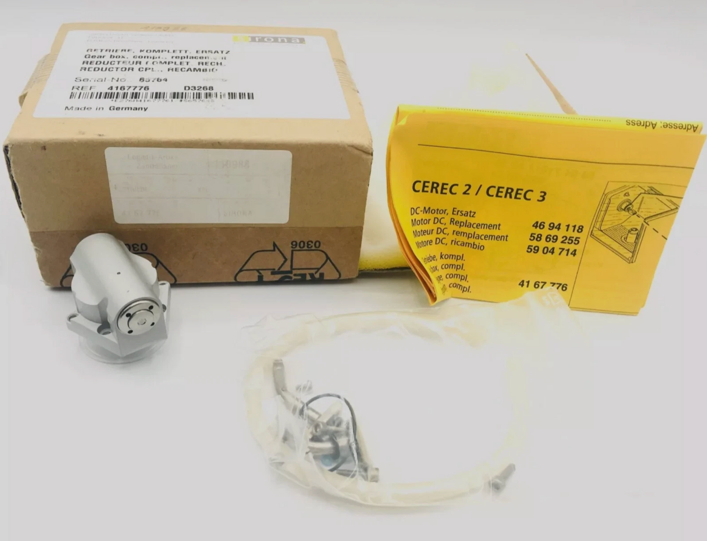 Sirona Trasmission 4167776 D3268  For  Cerec 2 + 3 , NEW SEAELED UNOPENED