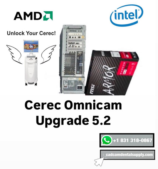 CEREC Omnicam Upgrade 5.2 PC: ¡Omnicam i7 rápido, tan rápido como i9!