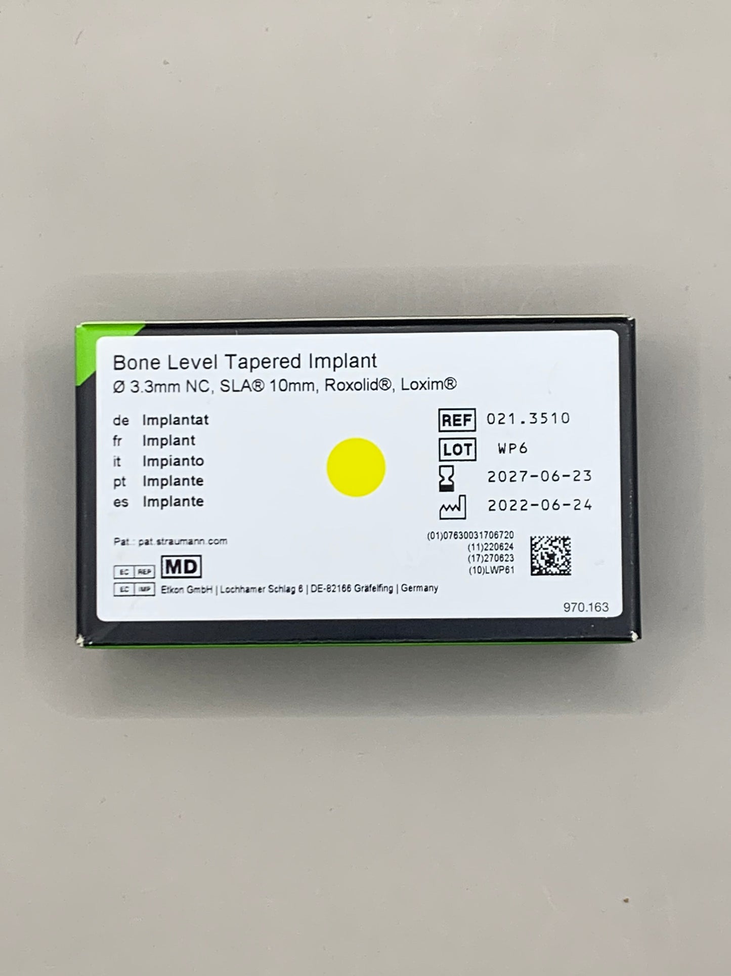 New Straumann Bone Level Implant Roxolid - Many variations of Sizes,  (click to see variations)